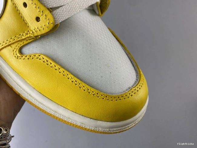 Off-White Jordan 1 Dark NRG x Yellow-Cone AQ0818-149 Air White Powder 0925